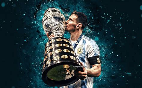 Lionel Messi Copa America 2021 Messi 2021 Argentina Captain Kiss