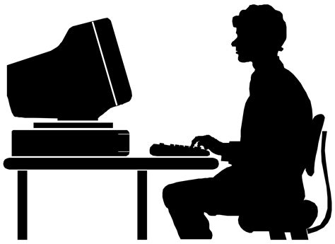 Clipart Computer Silhouette Pictures On Cliparts Pub 2020 🔝