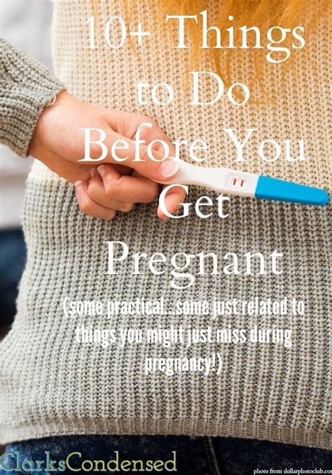 What To Do Before You Get Pregnant