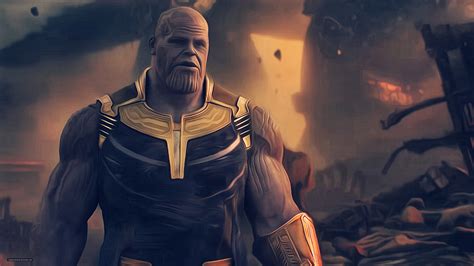 1920x1080 Thanos Avengers Infinity War Artwork 1080p Laptop Full Hd