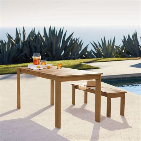 Playa Outdoor Dining Table Benches Set West Elm Australia