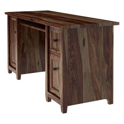 Bainbridge Solid Wood Home Office Computer Desk With