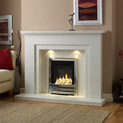 Walton Marble Gas Fireplace Full Package Marble Fireplaces