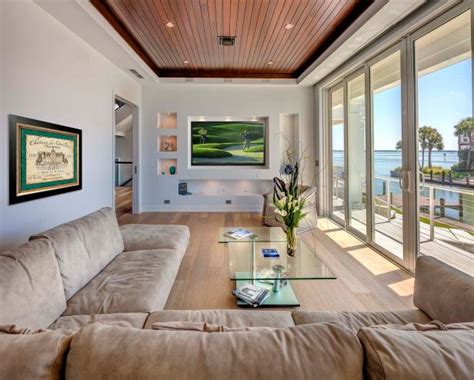 Modern Living Room With An Ocean View Hgtv
