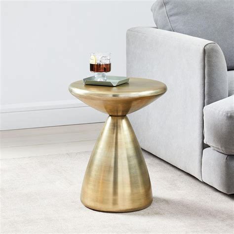Cosmo Side Table Antique Brass West Elm Australia