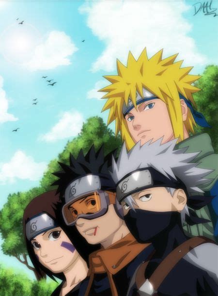 Team Minato By Dairoortiz Naruto Shippuden Anime Anime Naruto Team