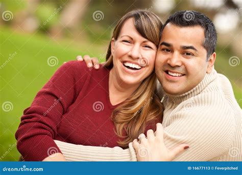 Attractive Mixed Race Couple Portrait Stock Image Image Of Portrait