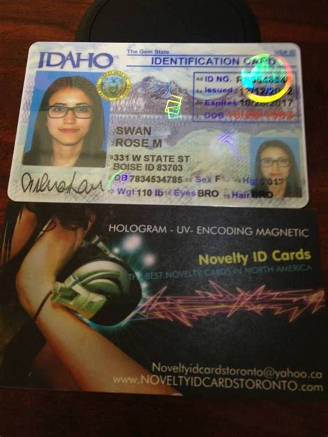 This Is Our Fake Novelty State Idaho Id Sample Visit