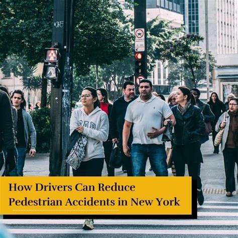 how drivers can reduce pedestrian accidents in new york finz and finz p c