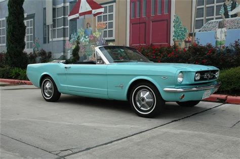 The Dream Car 1965 Ford Mustang Convertible In Tiffany Blue