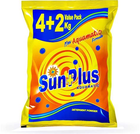 Sunplus New Aquamatic Detergent Powder 6 Kg Price In India Buy
