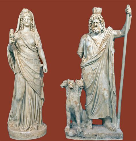 Serapis Pluto And Isis Persephone And Cerberus Serapis Pluto Flickr