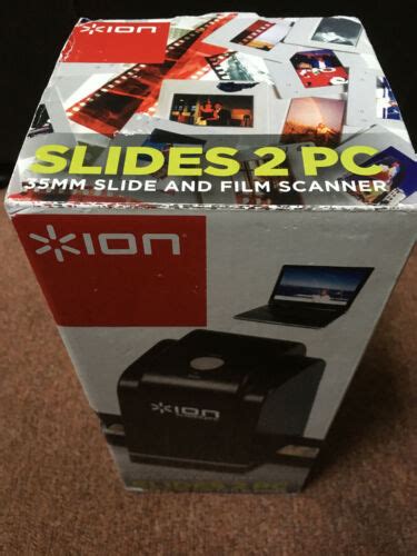 Ion Slides 2 Pc 35mm Film And Slides Scanner For Mac And Pc New In Box