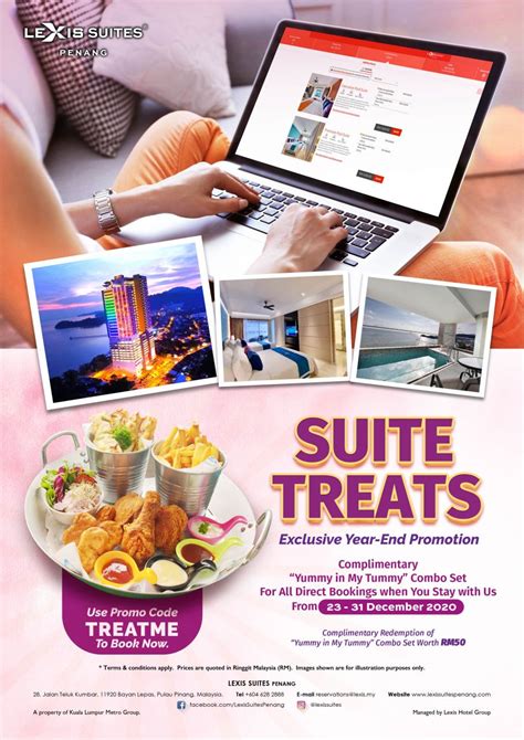 The cosy units come with panoramic views. Lexis Suites Penang - Suite Treats Year End Promotion ...
