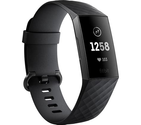 Buy Fitbit Charge 3 Black And Graphite Universal Free Delivery Currys