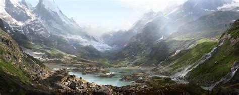 Matte porcelain floor and wall tile (16 sq. Thomas Galad, Matte Paint, Landscape, Nature, Mountain, Valley Wallpapers HD / Desktop and ...