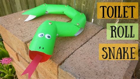 Wriggly Toilet Paper Roll Snake Toilet Paper Roll Crafts For Kids