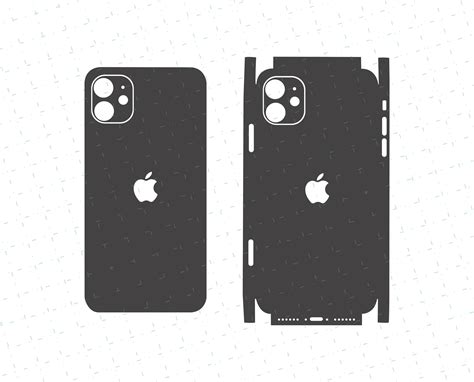 Apple Iphone 11 Skin Svg Cut Template Vector Iphone Skin Cut Etsy México