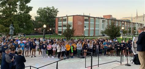 Wilkes University Holds Candlelight Vigil For Suicide Awareness