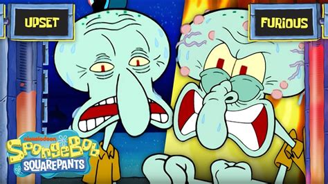 Squidward S Stages Of Anger Spongebob Youtube