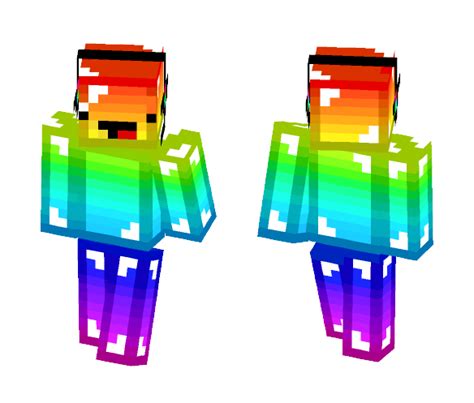 Download Derpy Rainbow Skin Minecraft Skin For Free