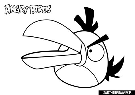 Hal Angry Birds Malowanka Dla Dzieci Darmowe Kolorowanki Do Druku