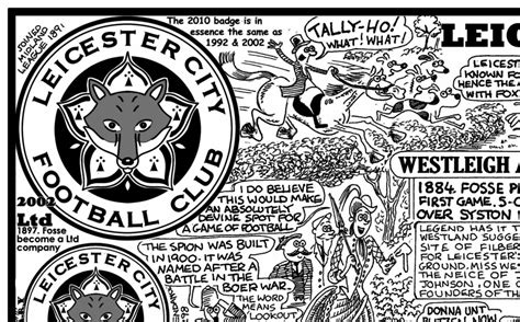 Leicester City Football Cartoon Histories