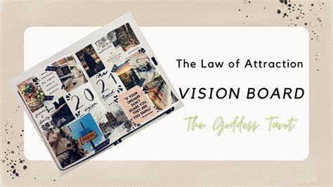 The Law Of Attraction 🌹 Vision Board 🔖 Youtube