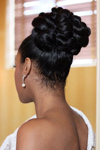 African American Updo Hairstyle Black Hair On Stylevore