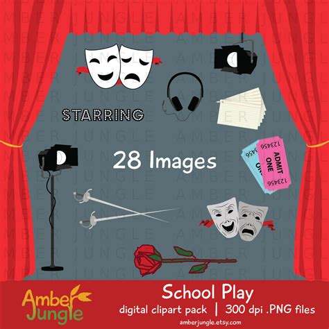 Enhance Your Theatre School Projects With Our Theatre School Cliparts