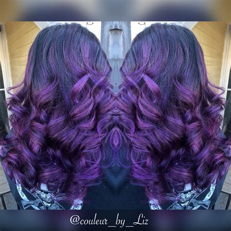 Purple Hair Dont Care Purple Balayage Purple Balayage Purple Hair Liz