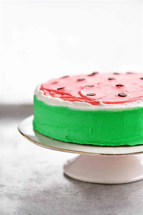 How To Make A Watermelon Cake Recipe Greenstarcandy