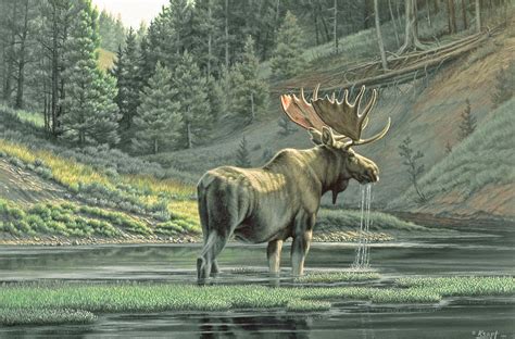Fall On The Yellowstone Painting By Paul Krapf Fine Art America