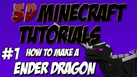 3d Minecraft Tutorial Minecraft Mob How To Make A