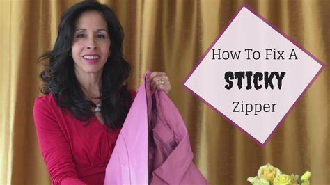 How To Fix A Sticky Zipper Youtube