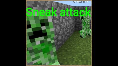 Sneak Attack By A Creeper Mcpe Episode 4 Youtube