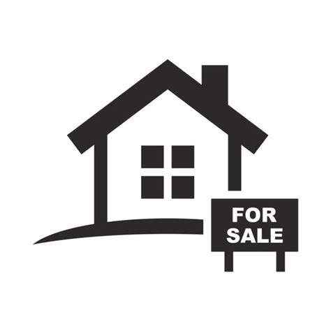 1100 House For Sale Icon Stock Illustrations Royalty Free Vector