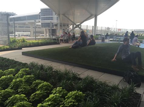 My First Look Jetblues Outdoor T5 Rooftop Lounge At Jfk
