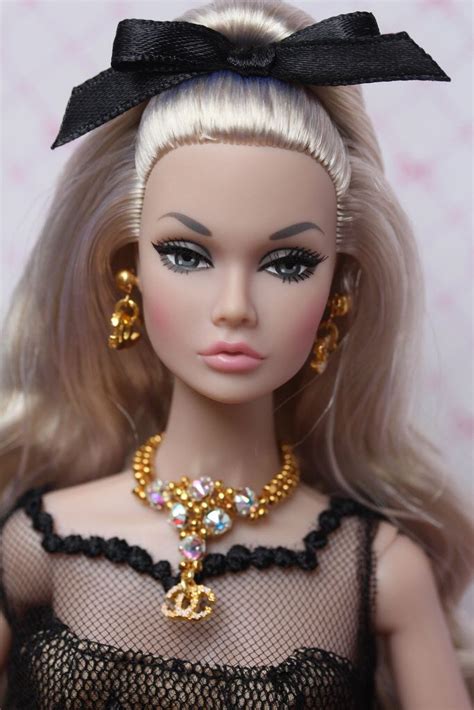 Chic Poppy Barbie Hair Glamour Dolls Dress Barbie Doll