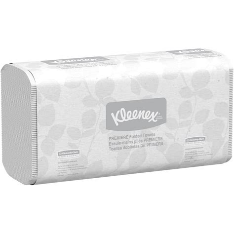 Kleenex White Premiere Folded Paper Towels 120 Towels Per Pack 25