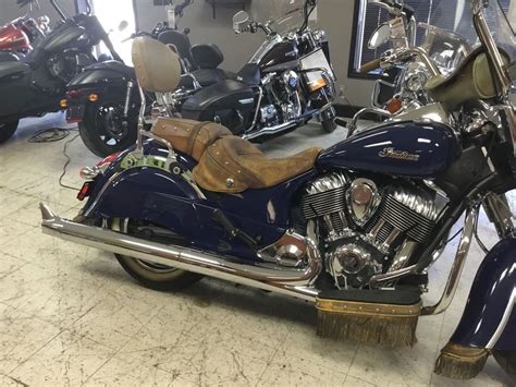 2014 Indian Motorcycle Chief Vintage Blue Wichita Kansas 1046476