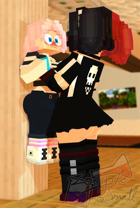 Jenny Mod Ellie Hugs Zoey Minecraft Fan Art 45140903 Fanpop Page 30