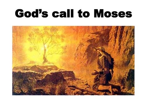 Moses Hearing Gods Call 3 638 Christ Moravian Church