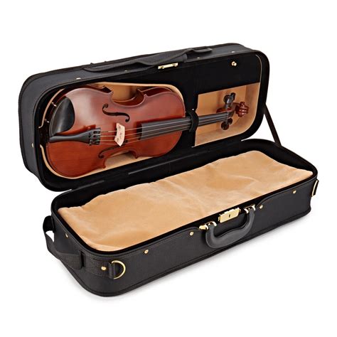 Double Wooden Violin Case By Gear4music Gear4music
