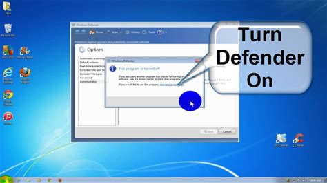 Simply by using windows defender, your computer will be safer than using antivirus software from third parties. How to Enable Windows Defender in Windows 7 - How to turn ...