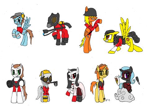 Mlpfim And Tf2 Pony Fortress 2 By Sigmatheartist On Deviantart