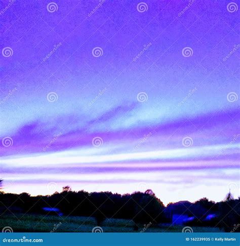 Pretty Sky View Stock Image Image Of Blue View Purple 162239935