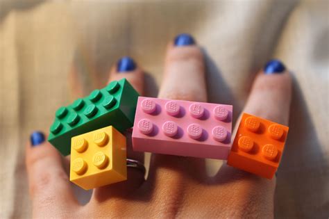Pattycakes Lego Rings Lego Lego Design Geek Diy