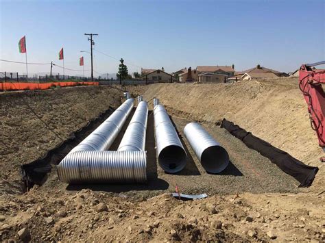 Projects Detention System Juniper Ca Pacific Corrugated Pipe Company