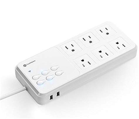 Smart WIFI Multi-utility Power Strip 6 Controlled Port + 2 ...